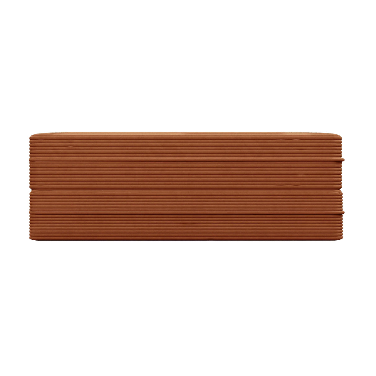 Full Size Plush Corduroy Folding Sofa Bed With Pillows - Omega Lifestyles