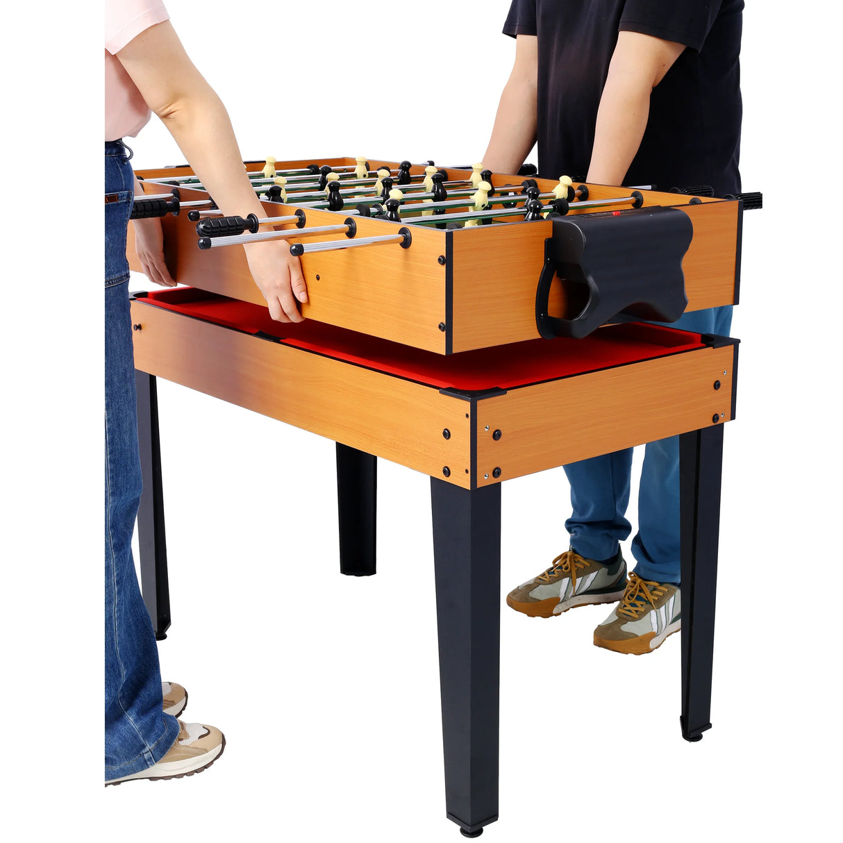 5-in-1 Convertible MDF Steel Multi-Game Table - Omega Lifestyles