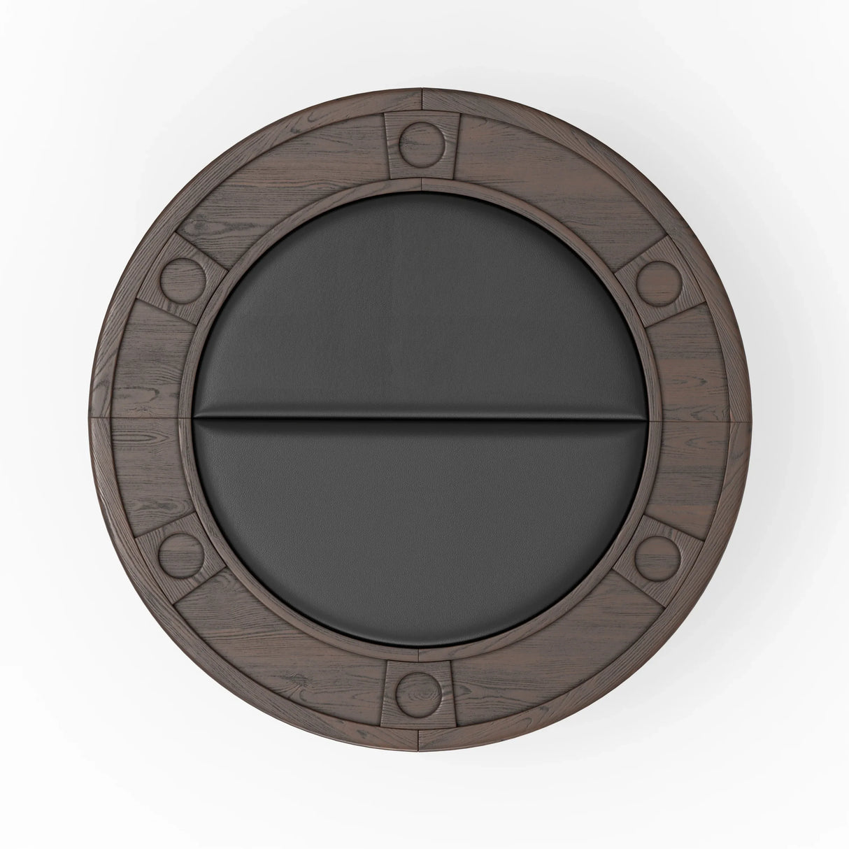 5-Piece Walnut Wood Dining Table and Game Set - Omega Lifestyles