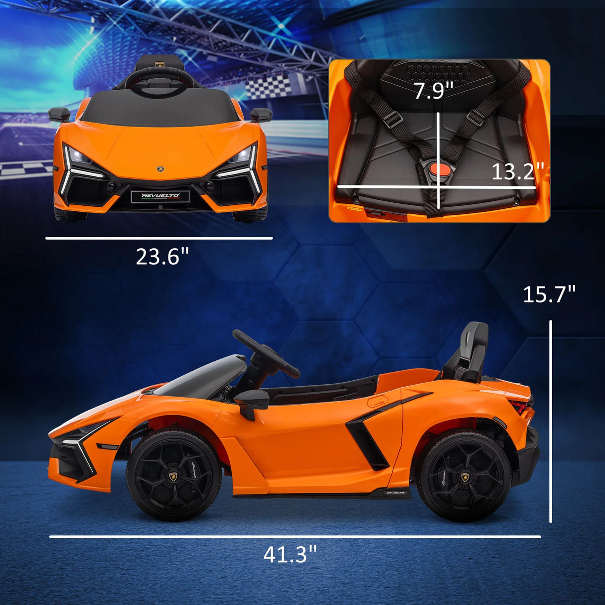 Licensed Lamborghini 12V Kids Electric Ride-On Car - Omega Lifestyles