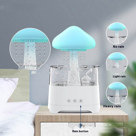 Bluetooth Rain White Noise Humidifier With USB Power - Sleep Galleria