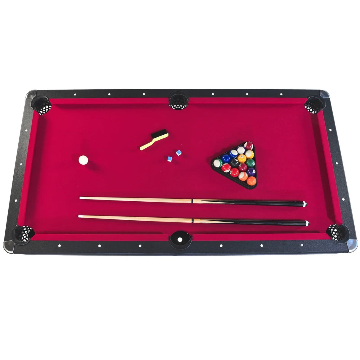 6-Foot Engineered Wood Pool Table With Tennis Top - Omega Lifestyles