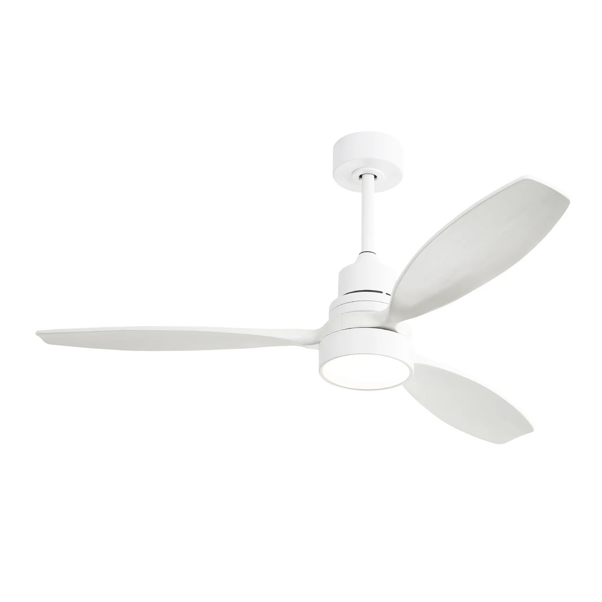 52-Inch Matte White Reversible Remote Control Ceiling Fan
