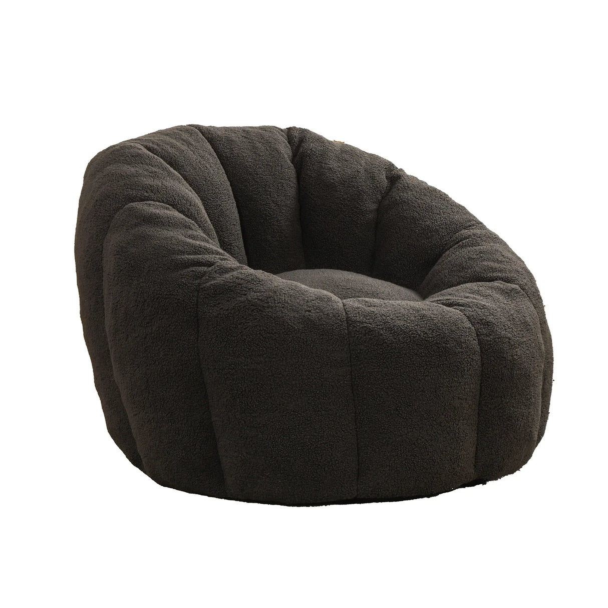 Plush High-Density Foam Teddy Fabric Bean Bag Chair - Omega Lifestyles