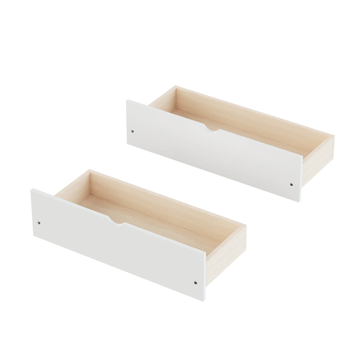 Twin Wood L-Shape Daybed With Storage Drawers - Omega Lifestyles