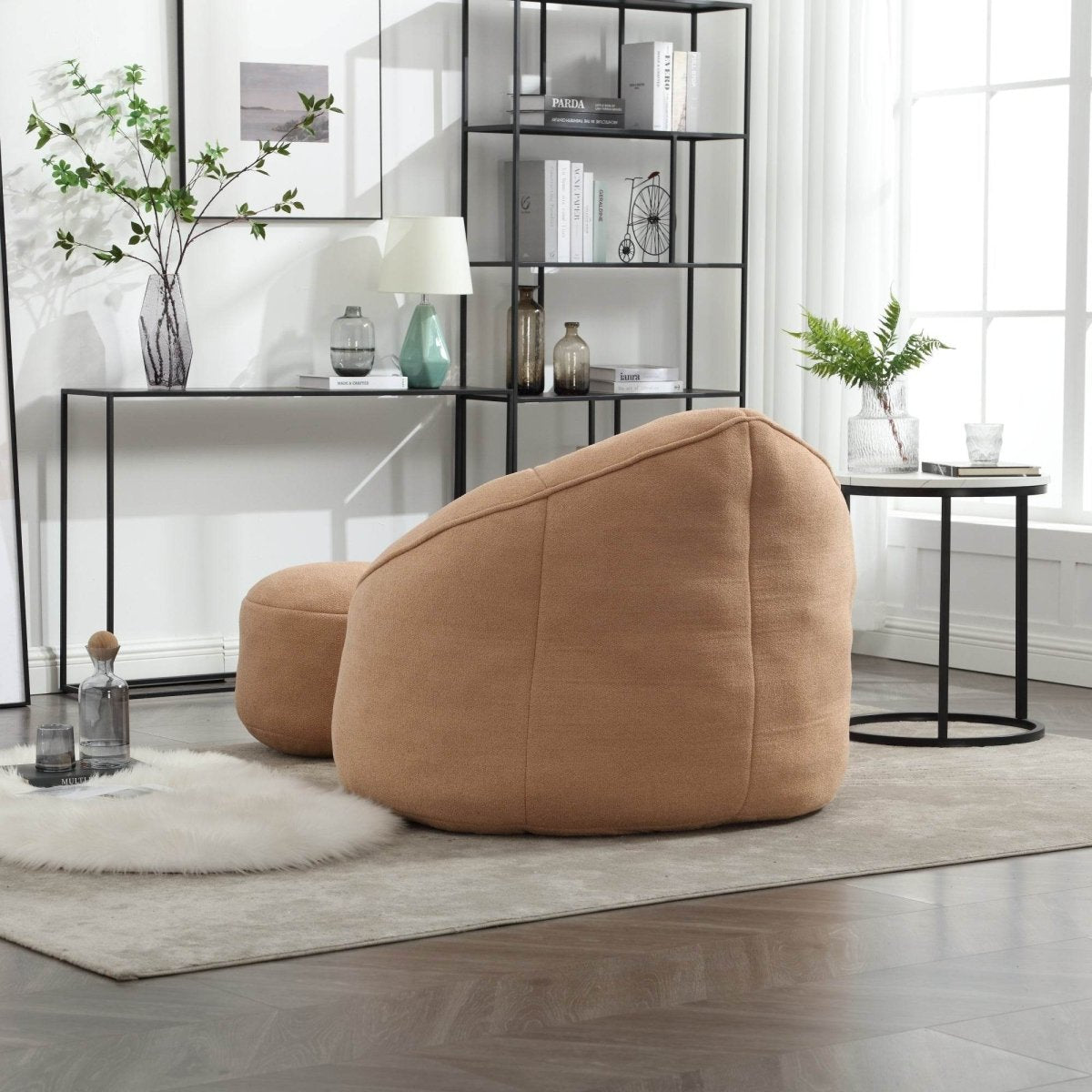 Microfiber Foam Filled Bean Bag Chair - Sleep Galleria