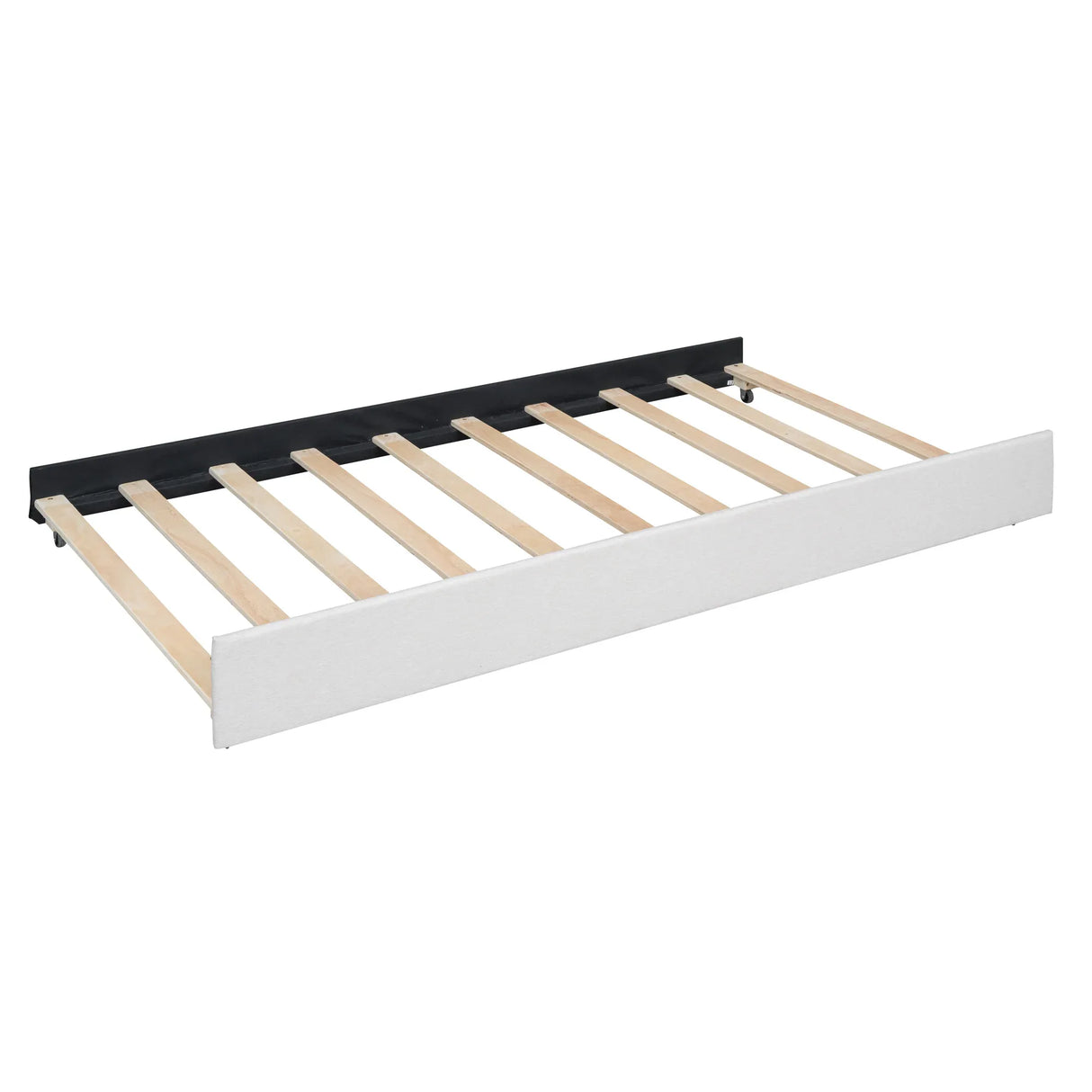 Full Upholstered Platform Bed With Trundle And Drawers Full - Omega Lifestyles