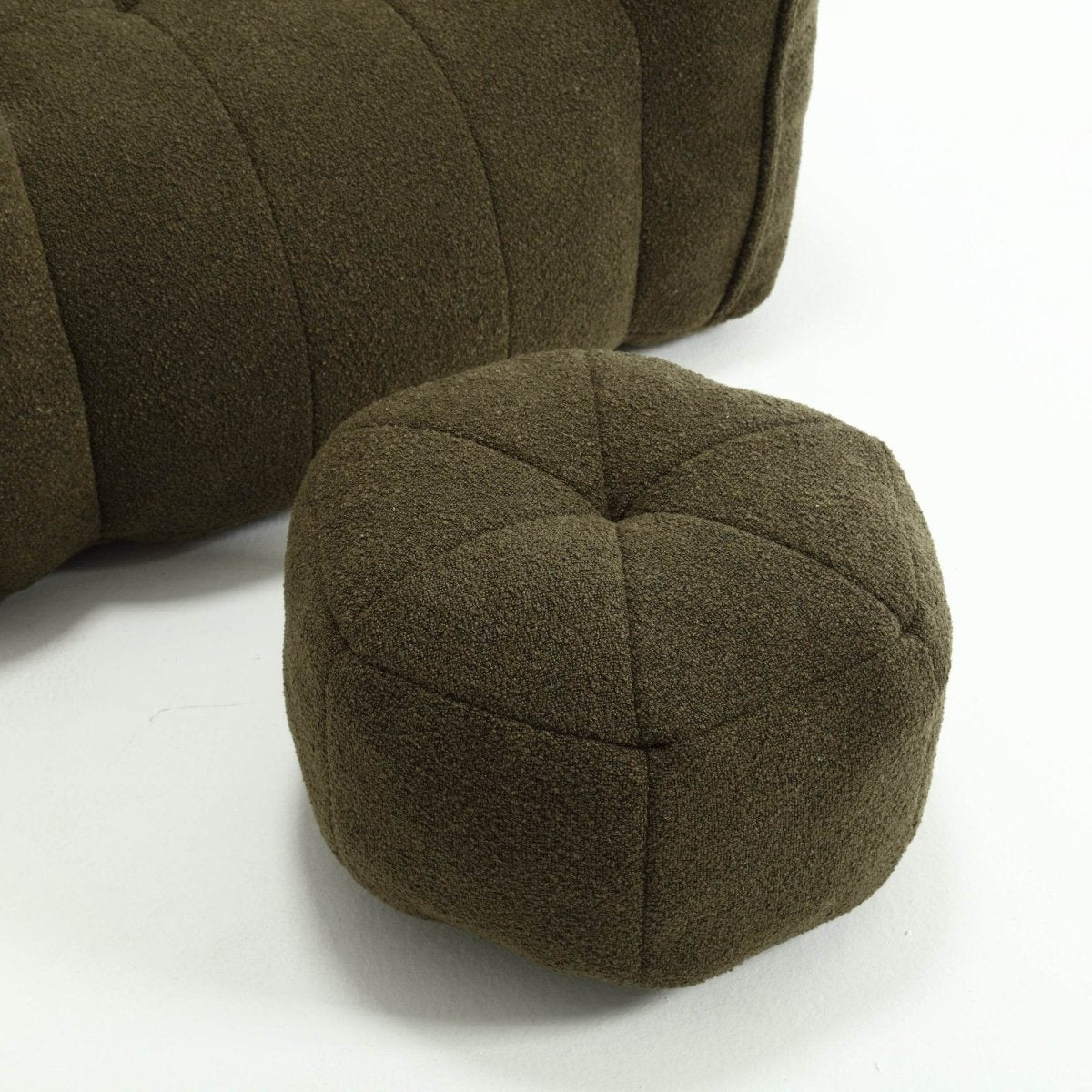 Soft Chenille Bean Bag Chair with Foam - Sleep Galleria