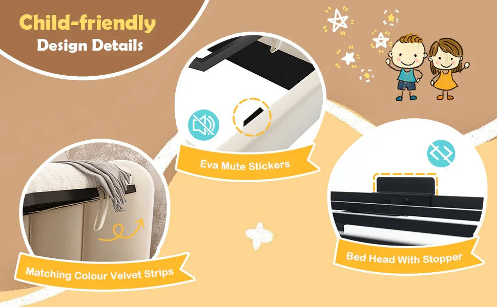 Twin Velvet Upholstered Daybed With Hydraulic Storage - Omega Lifestyles