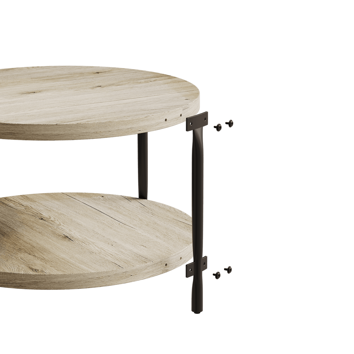 Modern Minimalist Double-Layer Wooden Coffee Table - Sleep Galleria