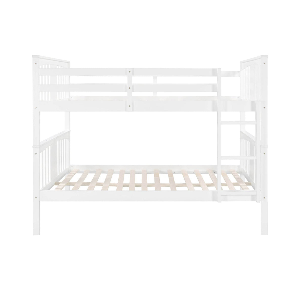 Full Full Solid Wood Convertible Bunk Bed - Omega Lifestyles