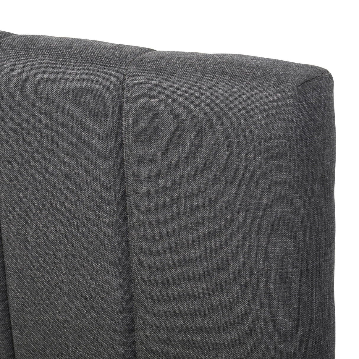 Full Size Upholstered Linen Platform Bed With Trundle Drawers - Omega Lifestyles