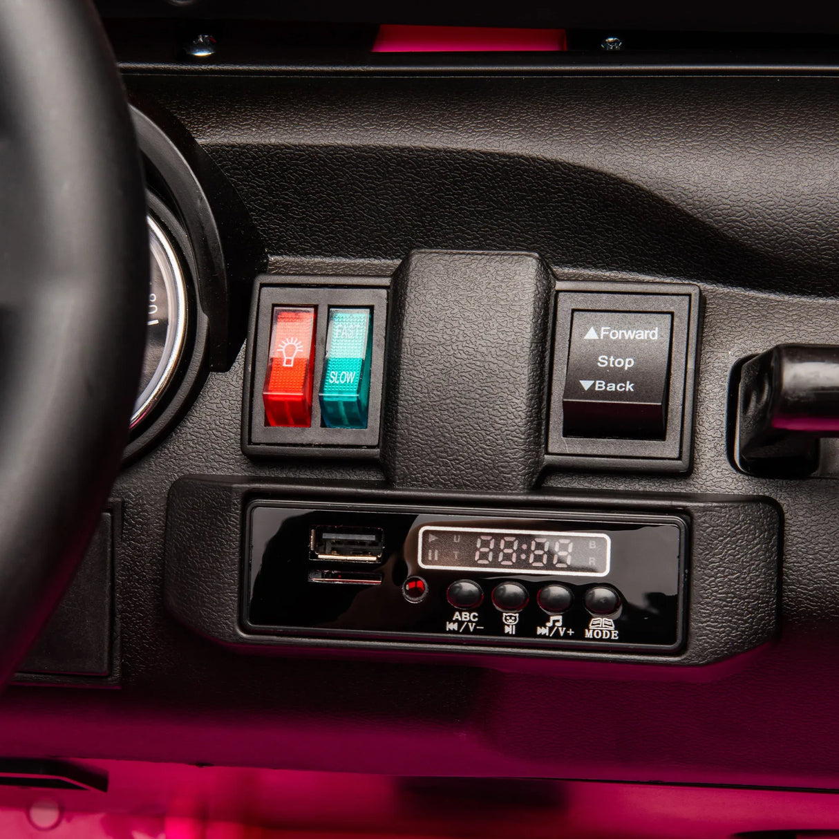 24V Two-Seater Kids Ride On Truck With Bluetooth Remote Control - Omega Lifestyles