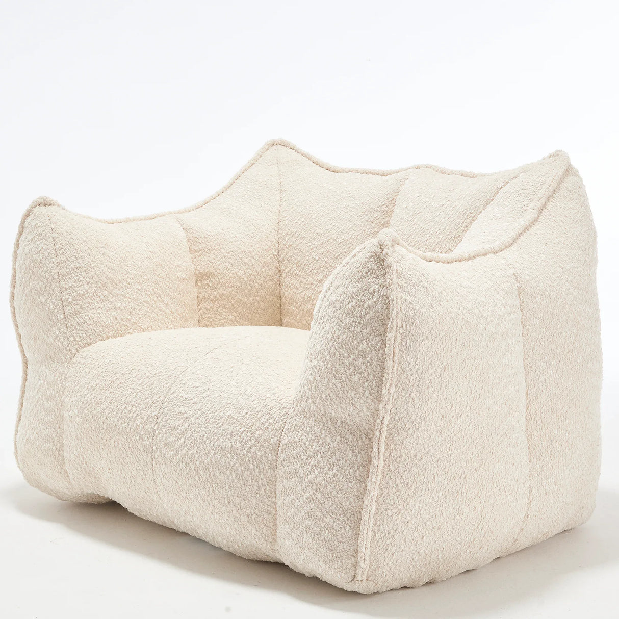 Chenille Bean Bag Chair With Resilient Foam - Omega Lifestyles