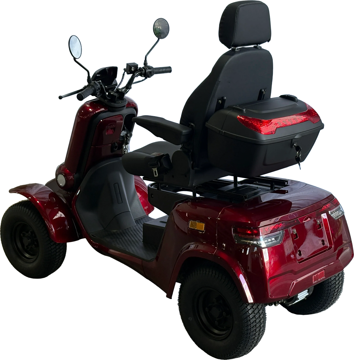 Heavy Duty 4-Wheel Mobility Scooter With Dual-Brake System - Omega Lifestyles