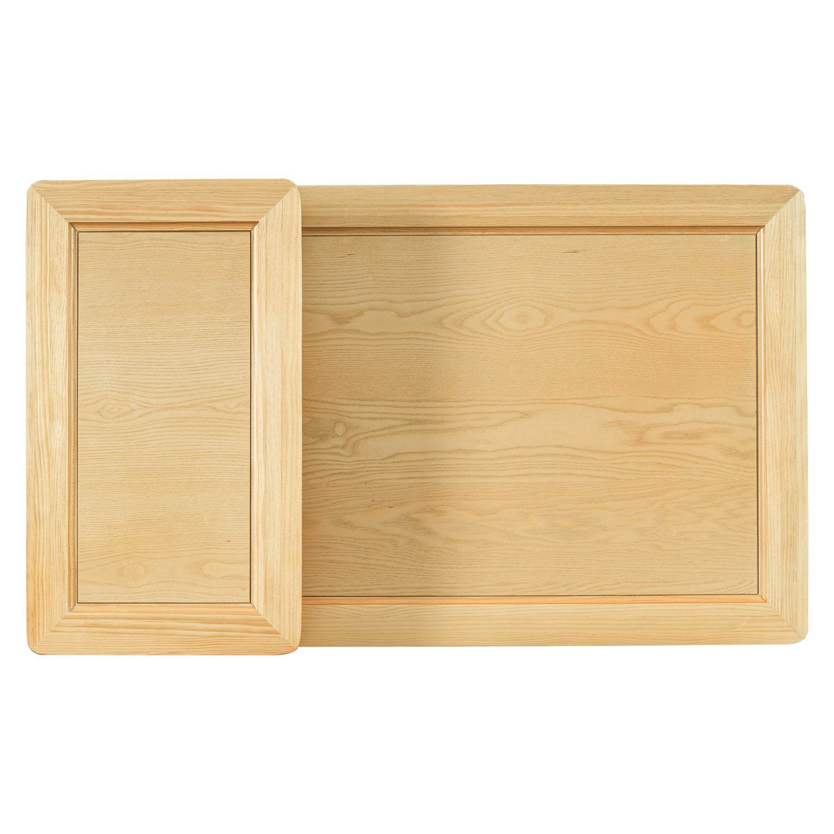 Modern Natural MDF Coffee Table With Rattan Drawer - Sleep Galleria