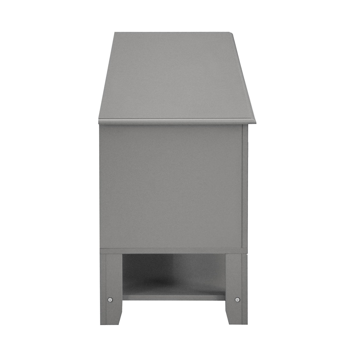 Modern Grey MDF TV Stand With Storage Cabinet - Sleep Galleria