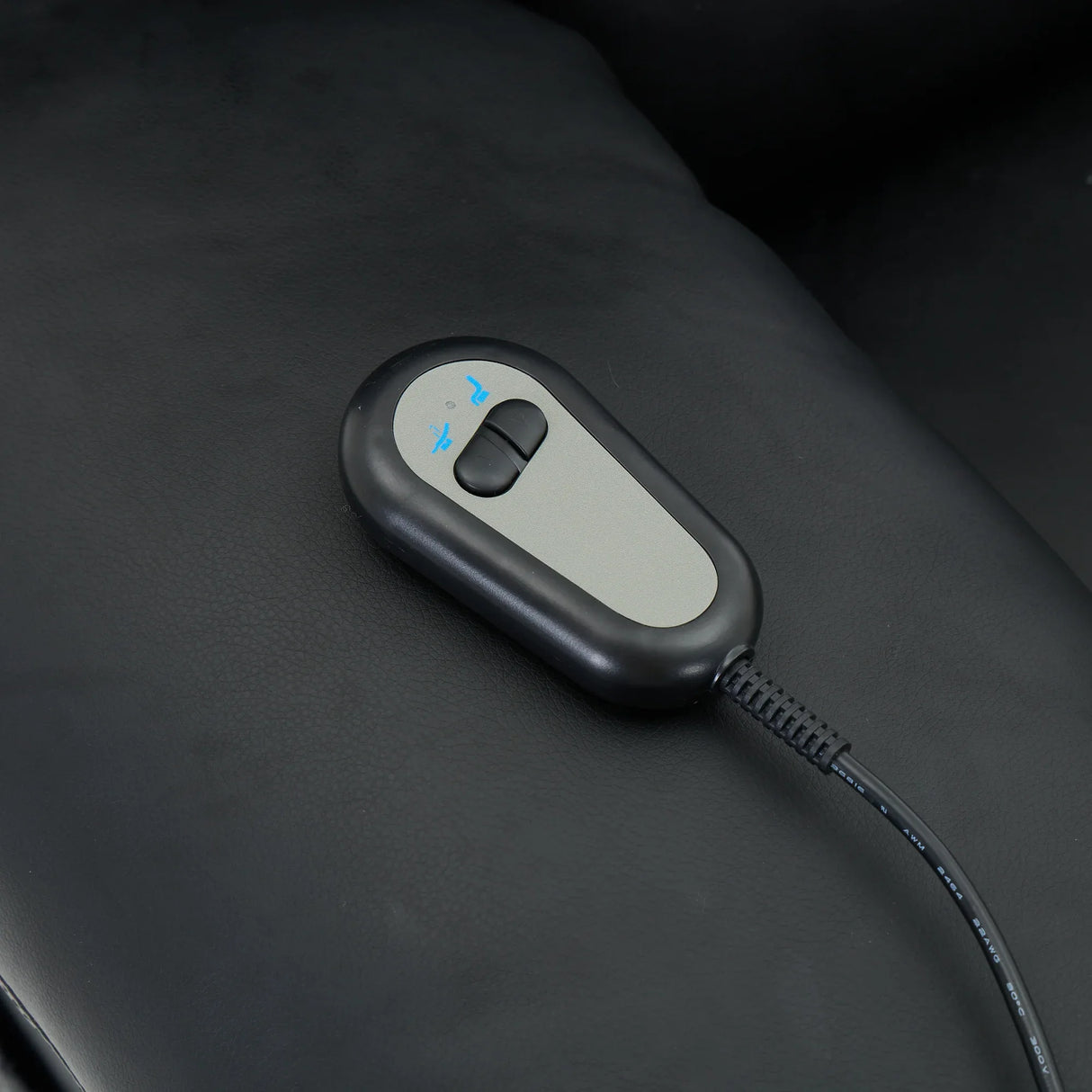 Medium-Firm Remote-Controlled Heating Massage Recliner PU Leather - Omega Lifestyles