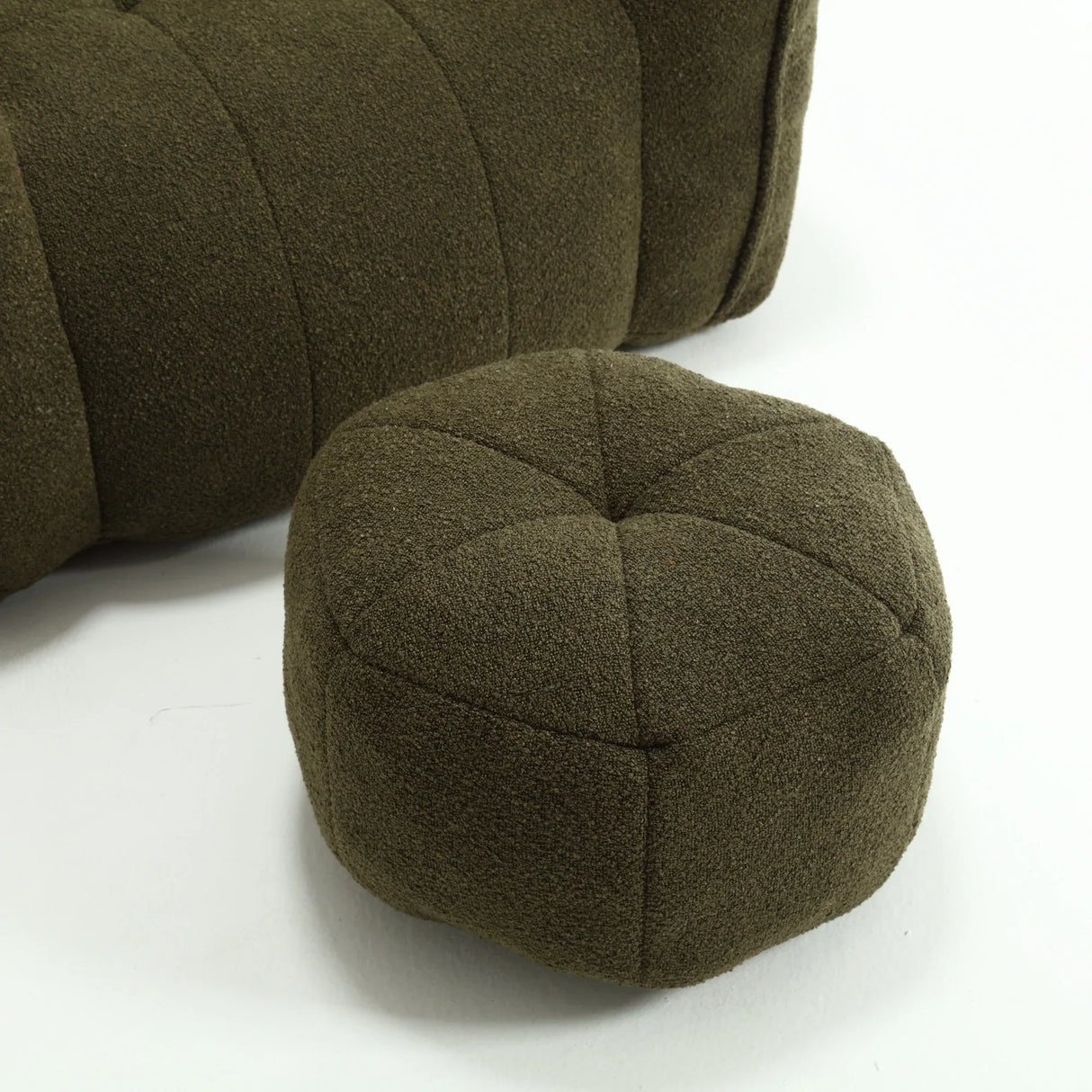 Soft Chenille Bean Bag Chair With High Resilient Foam - Omega Lifestyles