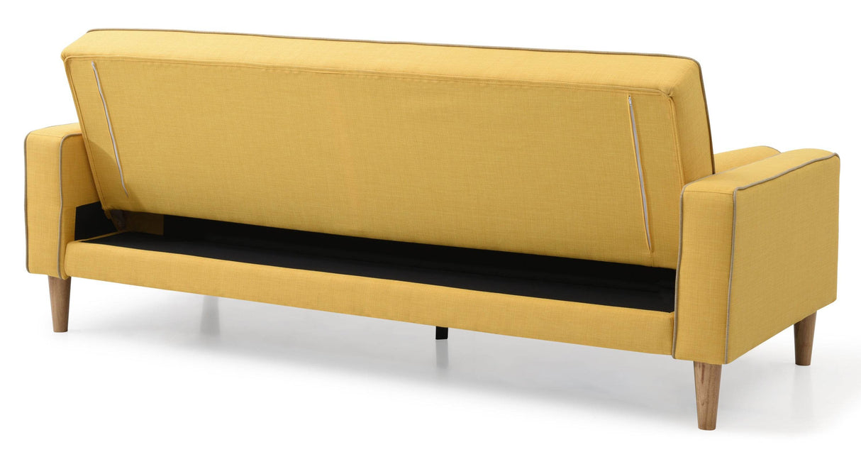 Tufted Fabric Sofa Bed With Removable Arms - Omega Lifestyles