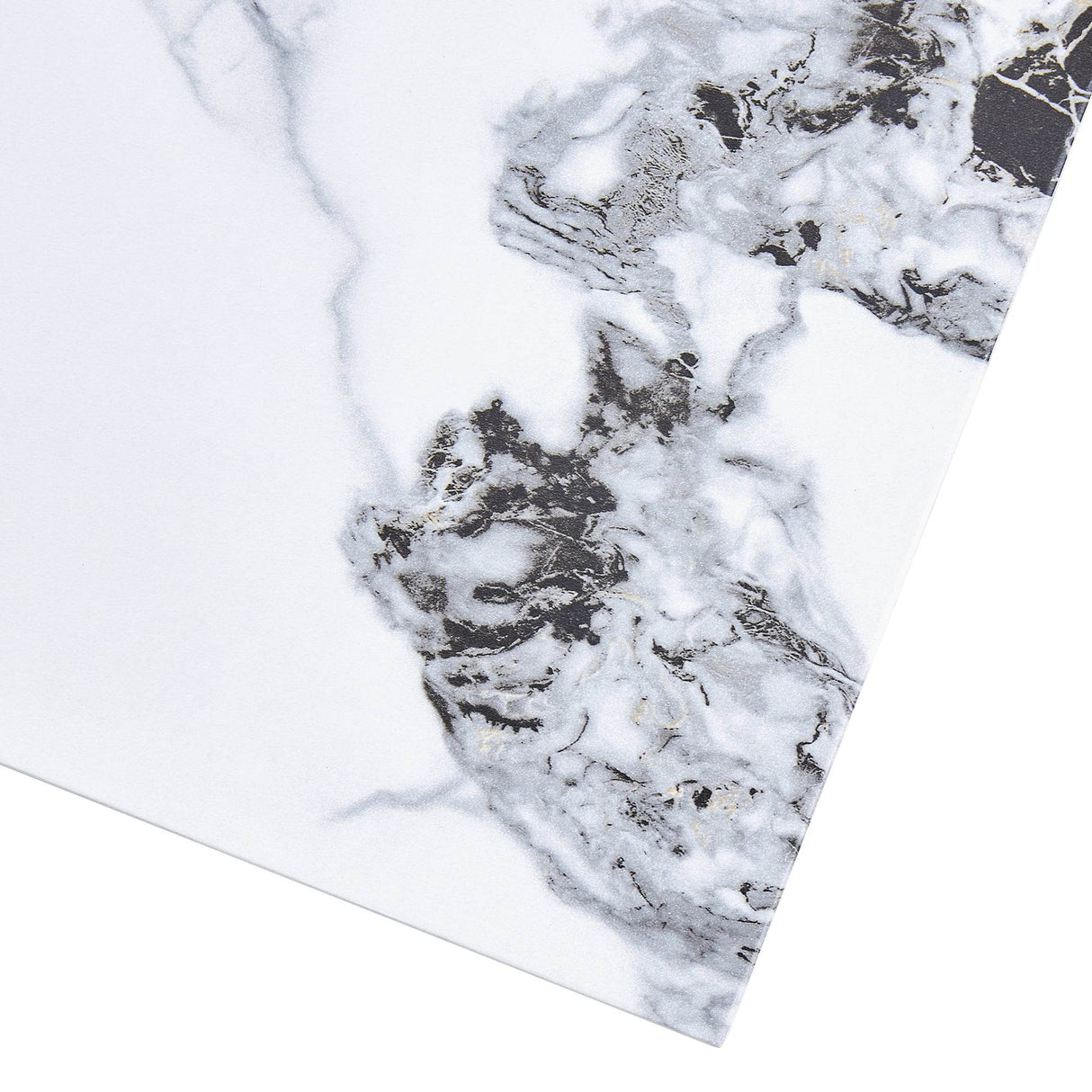 MDF Marble Pattern Modern White Coffee Table - Sleep Galleria