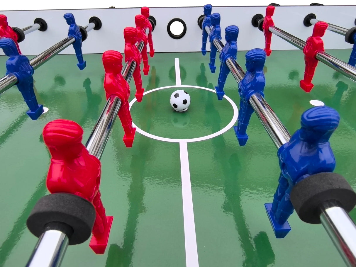 48-Inch Wood Foosball Table With MDF Steel Construction - Omega Lifestyles