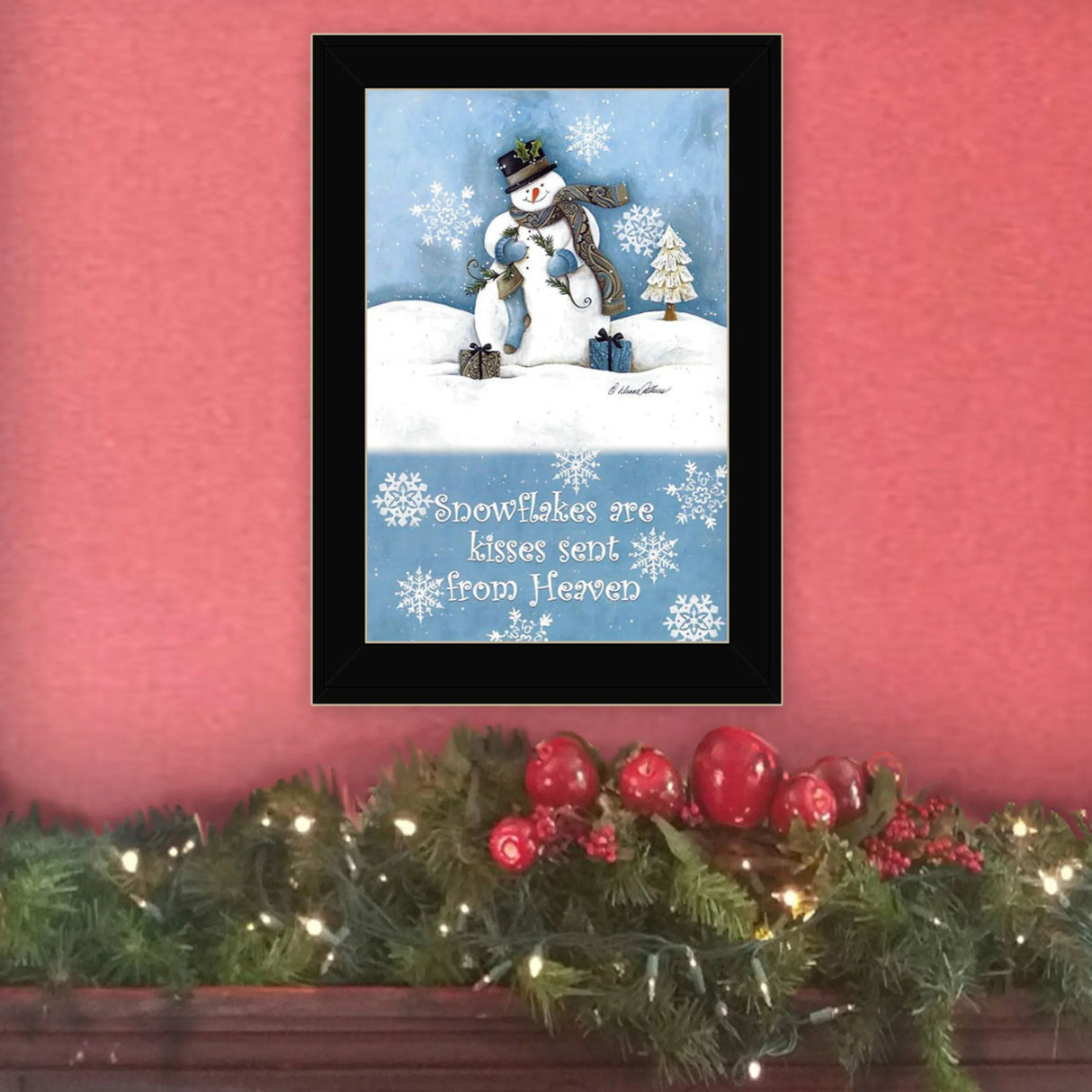 Trendy Multicolor Paper Framed Wall Art Poster - Omega Lifestyles