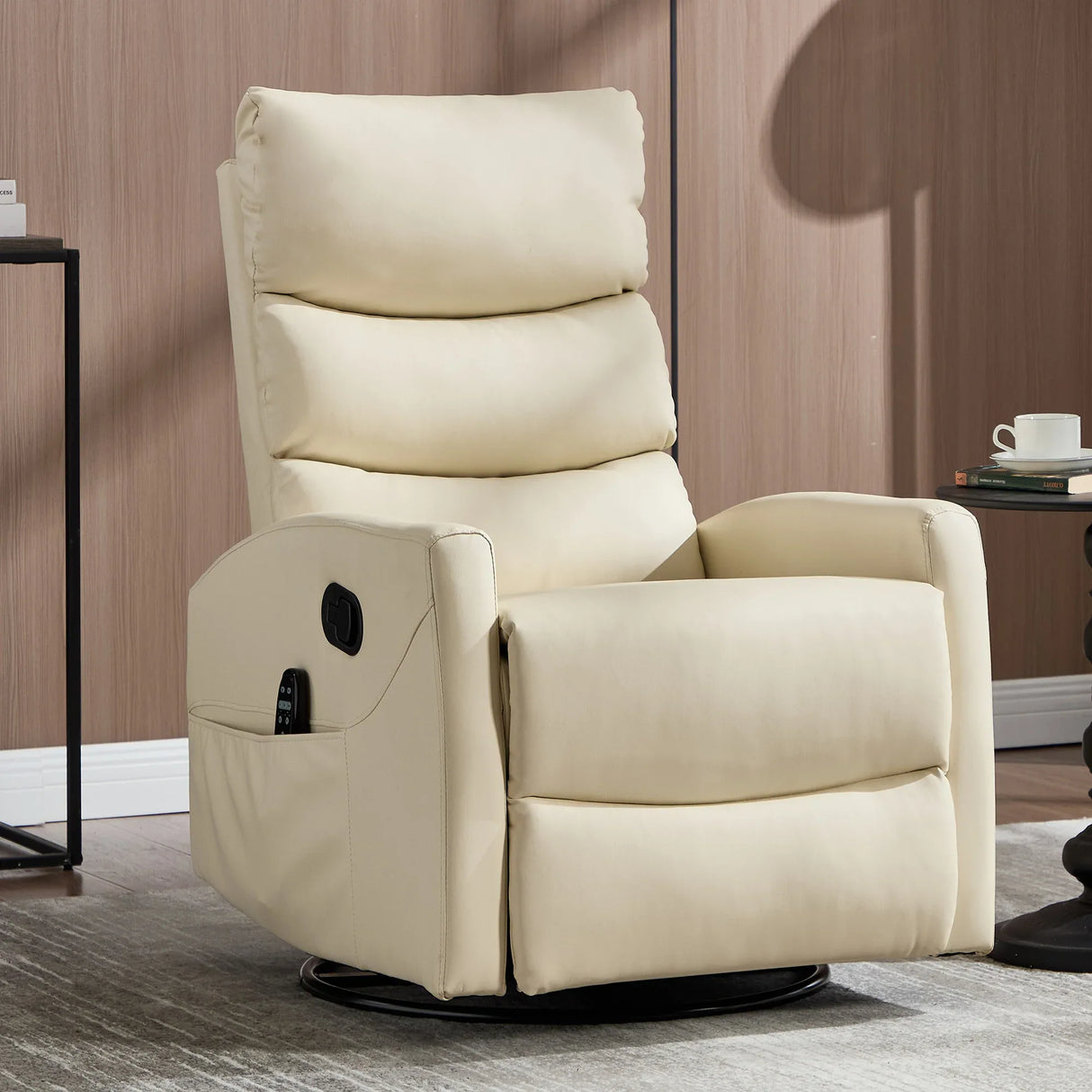 Heat Massage Recliner Chair With Swivel Rocker And Heating - Omega Lifestyles