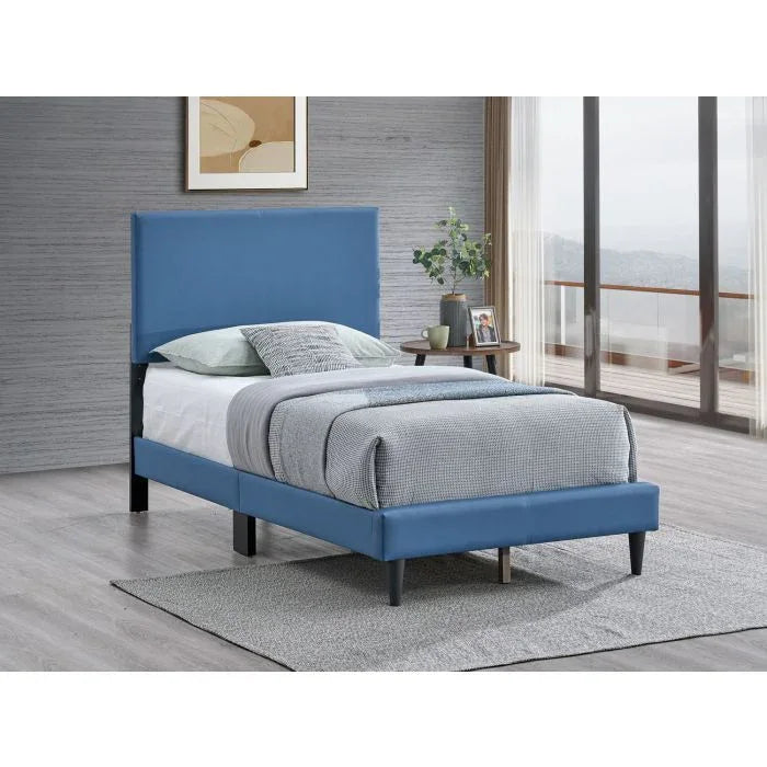 Twin Upholstered Adjustable Headboard Bed Frame - Omega Lifestyles