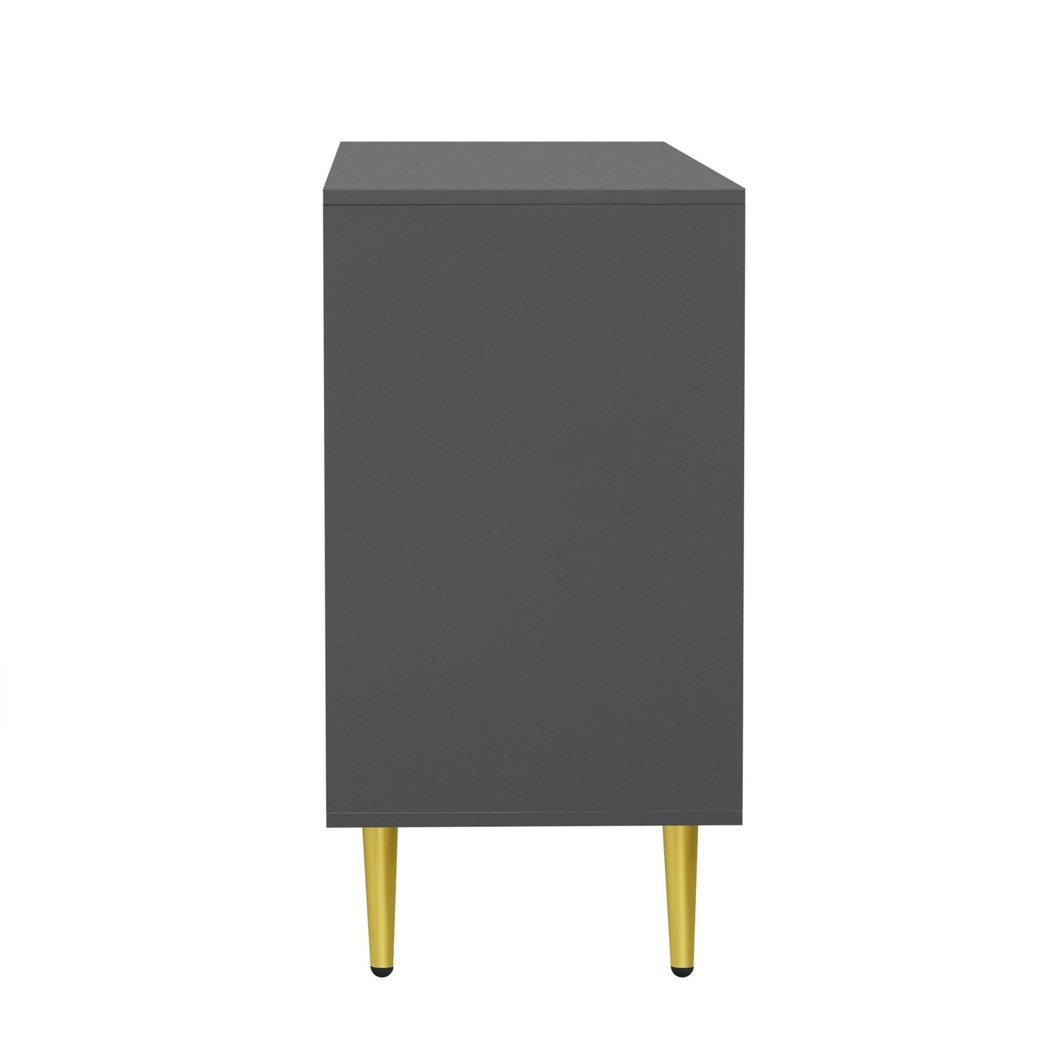 Modern Gray MDF TV Stand With Adjustable Shelf - Sleep Galleria