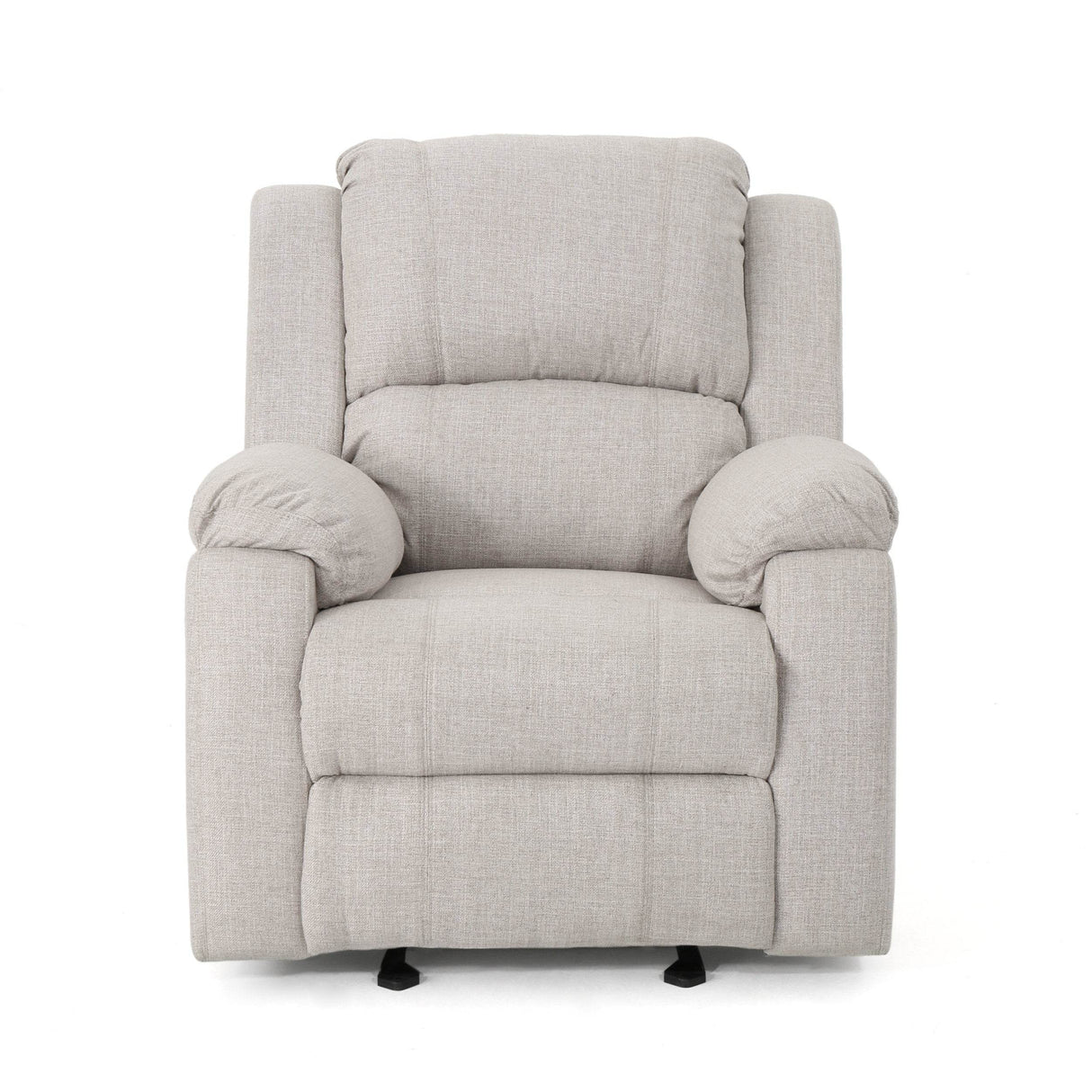 Manual Recliner Chair With Durable Linen Fabric Upholstery