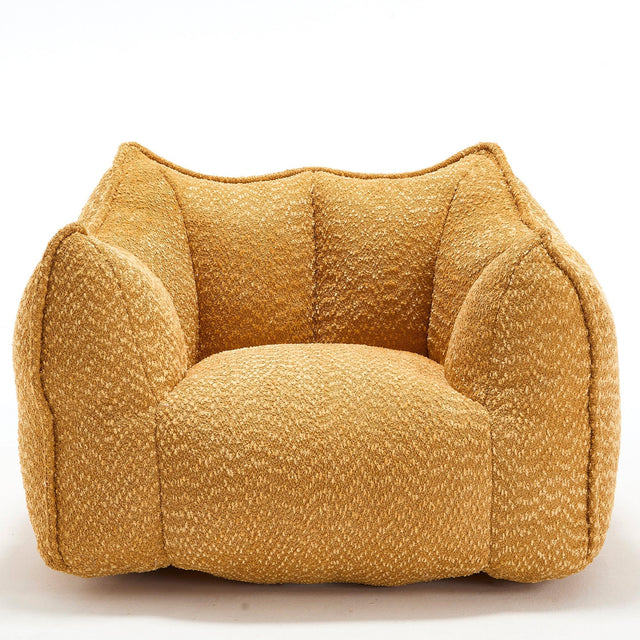 Chenille Foam Bean Bag Chair for Living Room - Omega Lifestyles