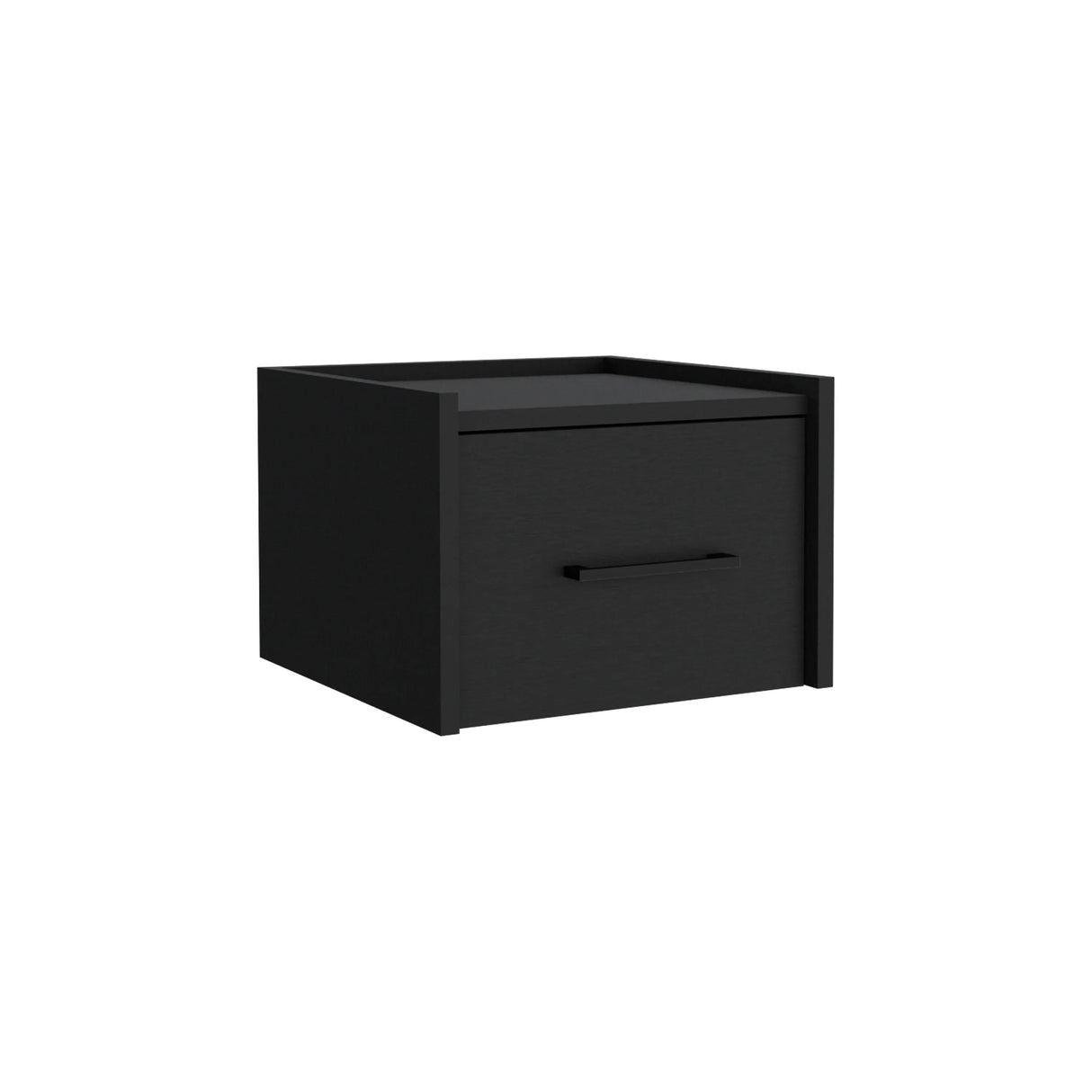 Floating Wall-Mounted Nightstand With Drawer Storage - Omega Lifestyles