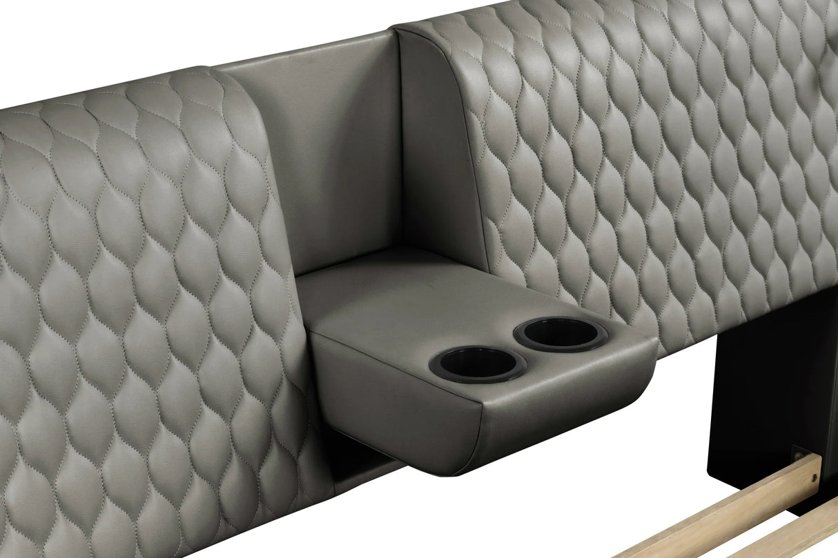 Remote-Controlled Massage Chaise Lounge Bed Frame - Omega Lifestyles