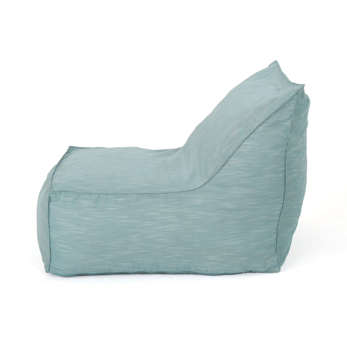 Water Resistant Foam Filled Teal Fabric Bean Bag Chair - Omega Lifestyles