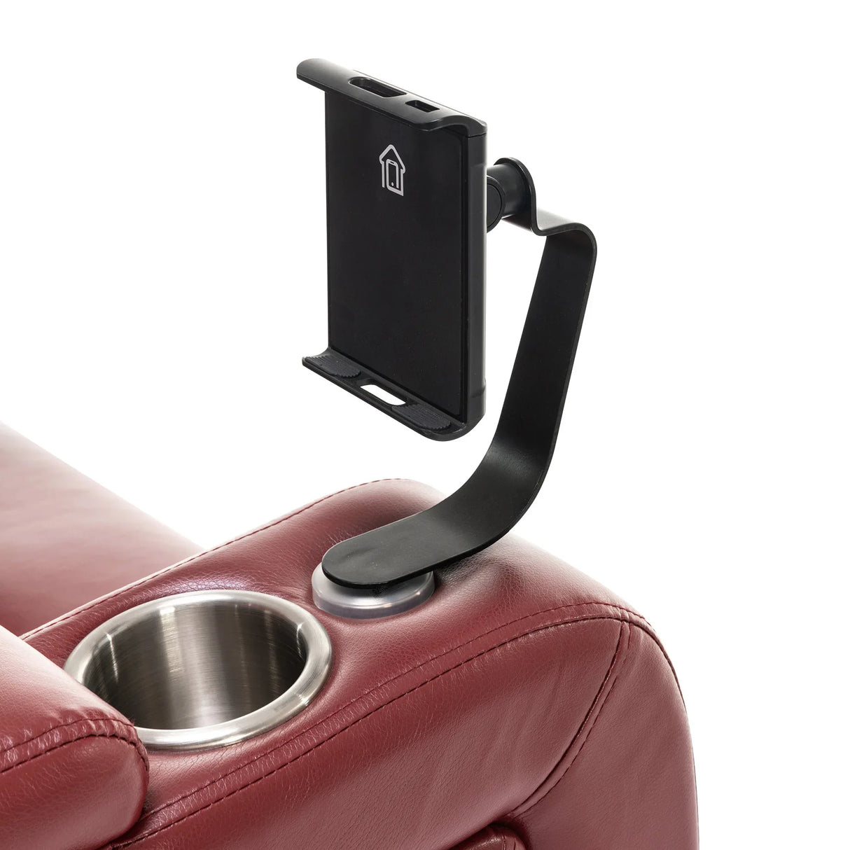 Power Recliner Chair PU Leather With USB Tray Table - Omega Lifestyles
