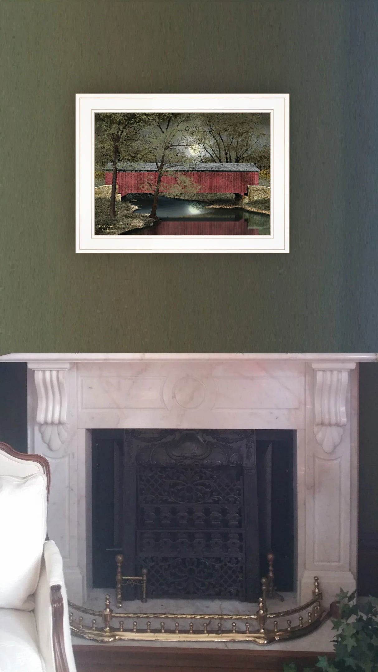 Warm Summers Eve Multicolor Paper Wall Art Print - Omega Lifestyles