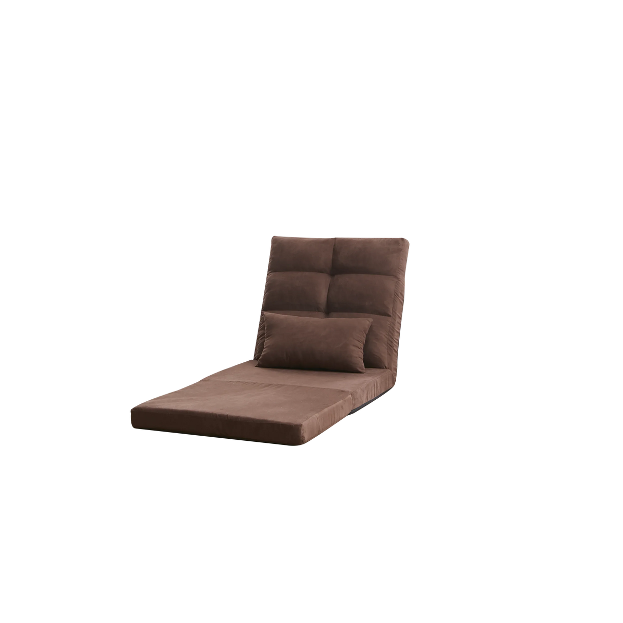 Adjustable Fold-Down Metal Frame Sofa Bed With Pillow - Omega Lifestyles