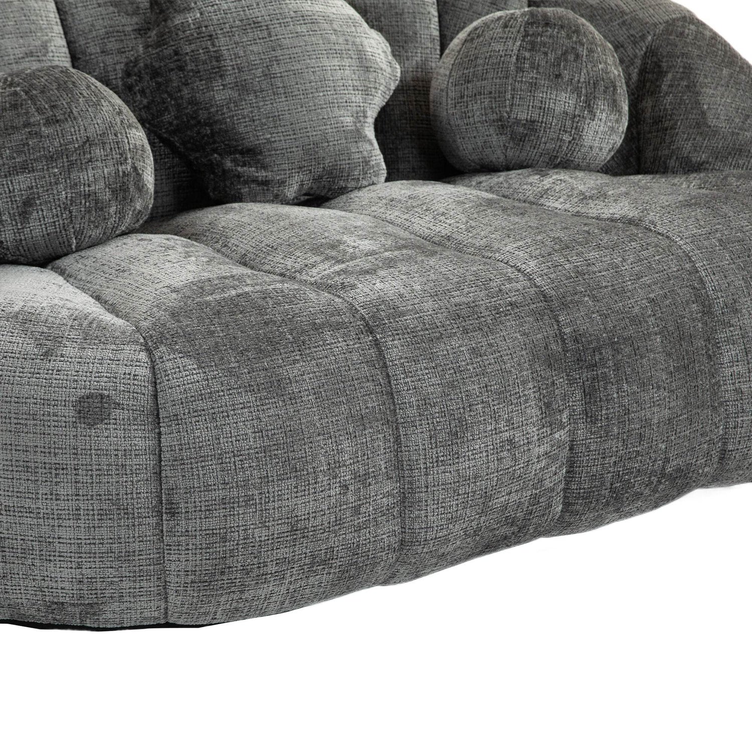 High Density Foam Chenille Bean Bag Lounge Chair - Sleep Galleria