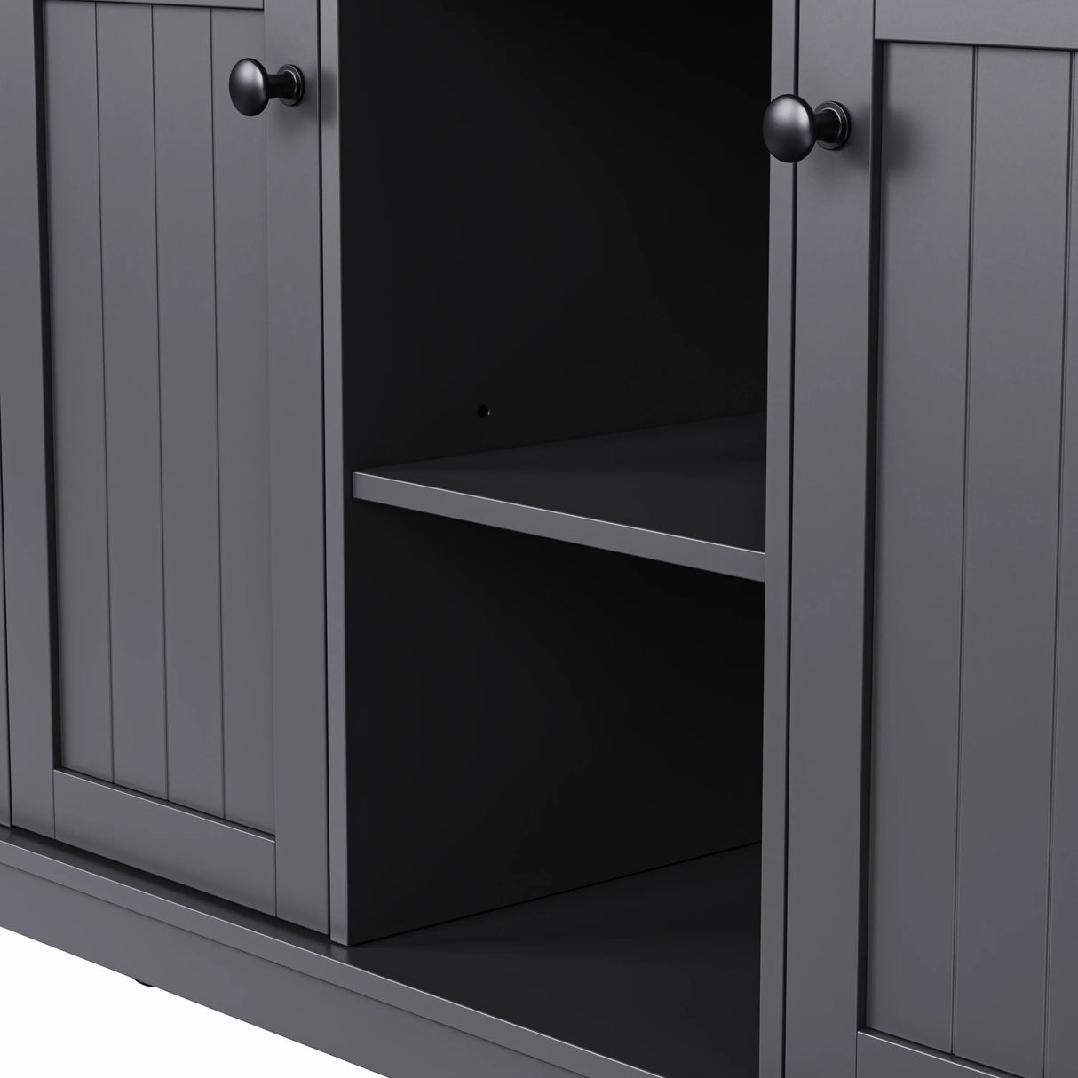 Large Kitchen Island Cart With Drop Leaf And Power Outlet - Omega Lifestyles