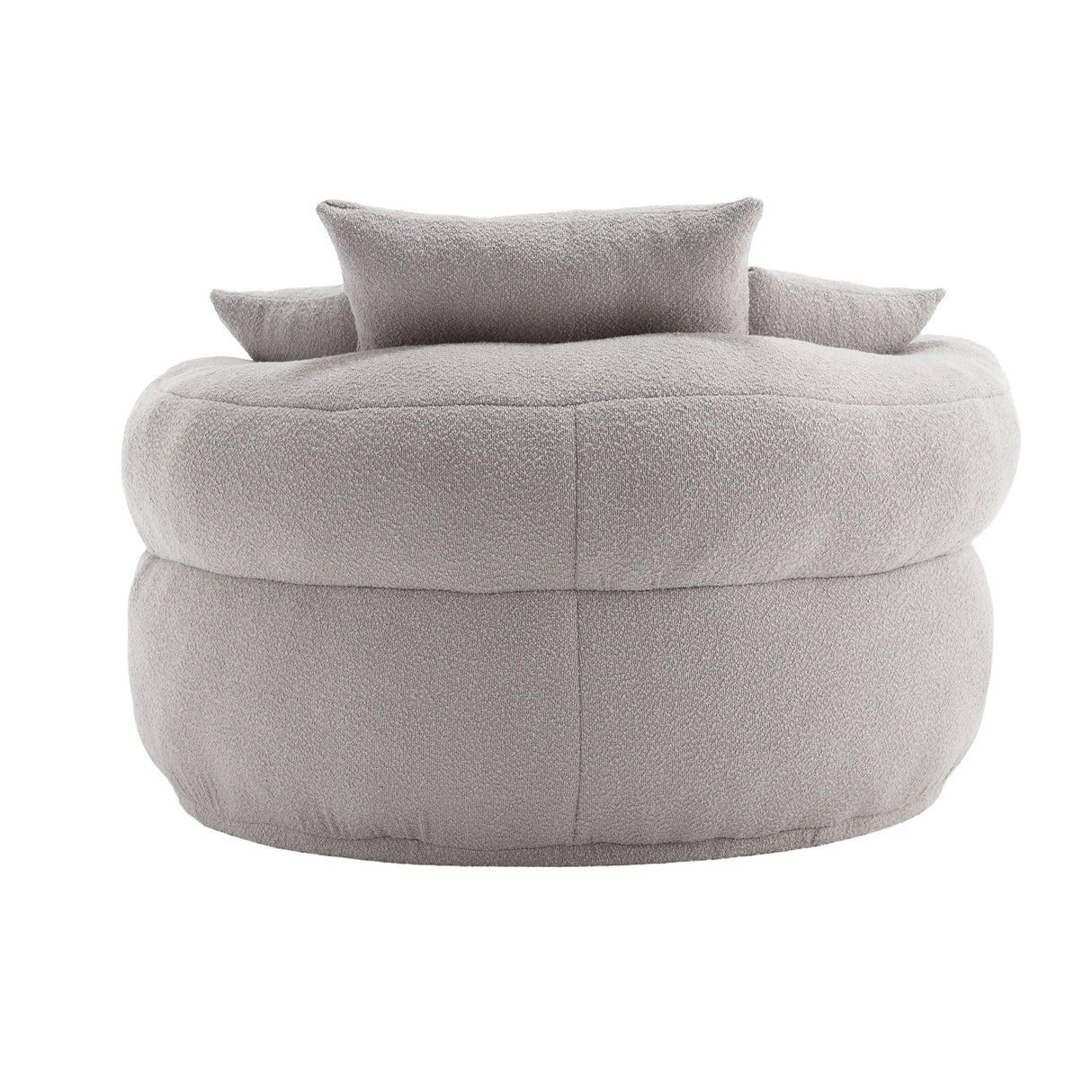 Modern Chenille Circular Foam Sponge Sleeper Chair - Omega Lifestyles