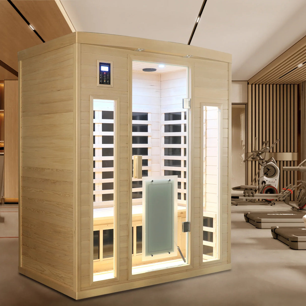 Low EMF Three Person Far Infrared Sauna Room - Omega Lifestyles