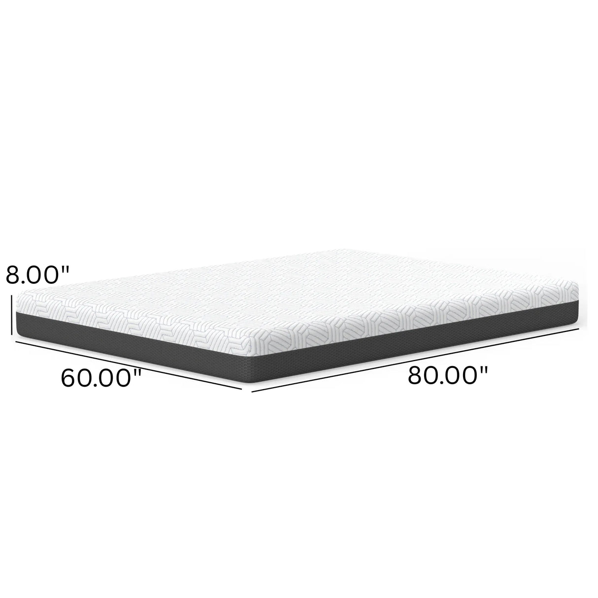 Queen Firm 8-Inch Cooling Memory Foam Mattress With Phase Change Fabric - Omega Lifestyles