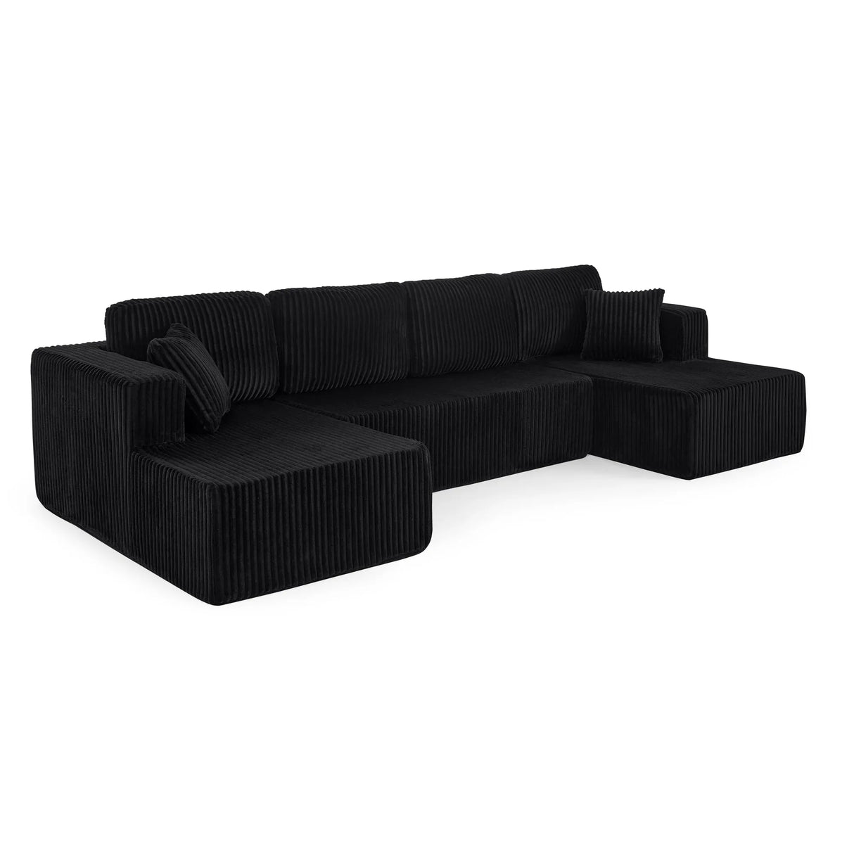 Modern Minimalist U-Shape Modular Sectional Sofa Set - Omega Lifestyles