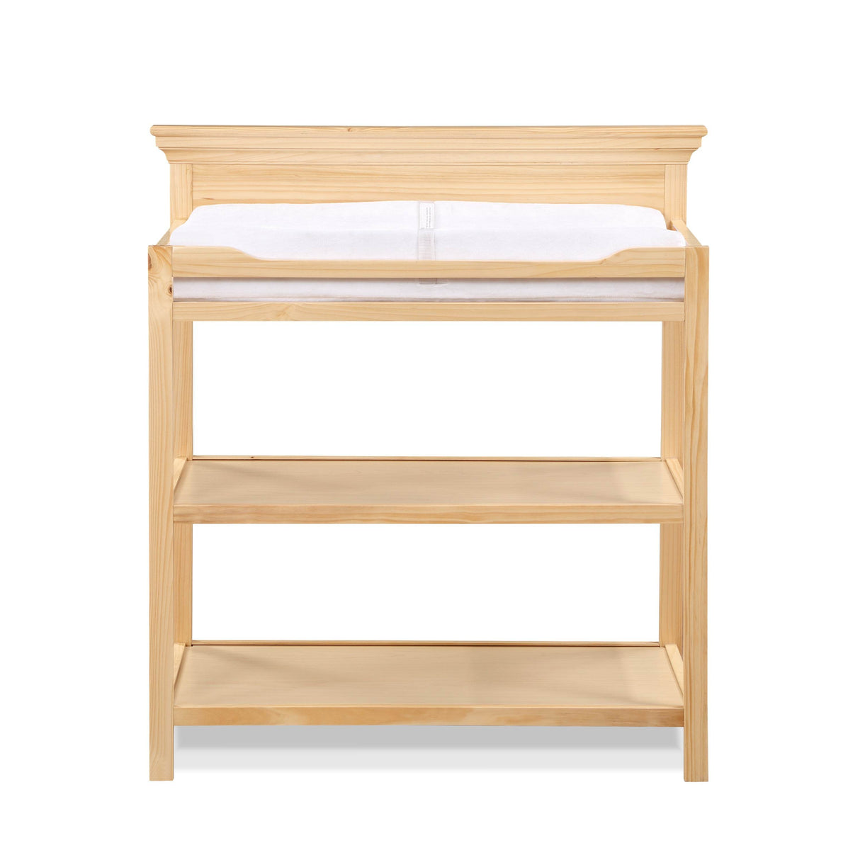 Universal Solid Wood Changing Table With Storage Shelves - Omega Lifestyles