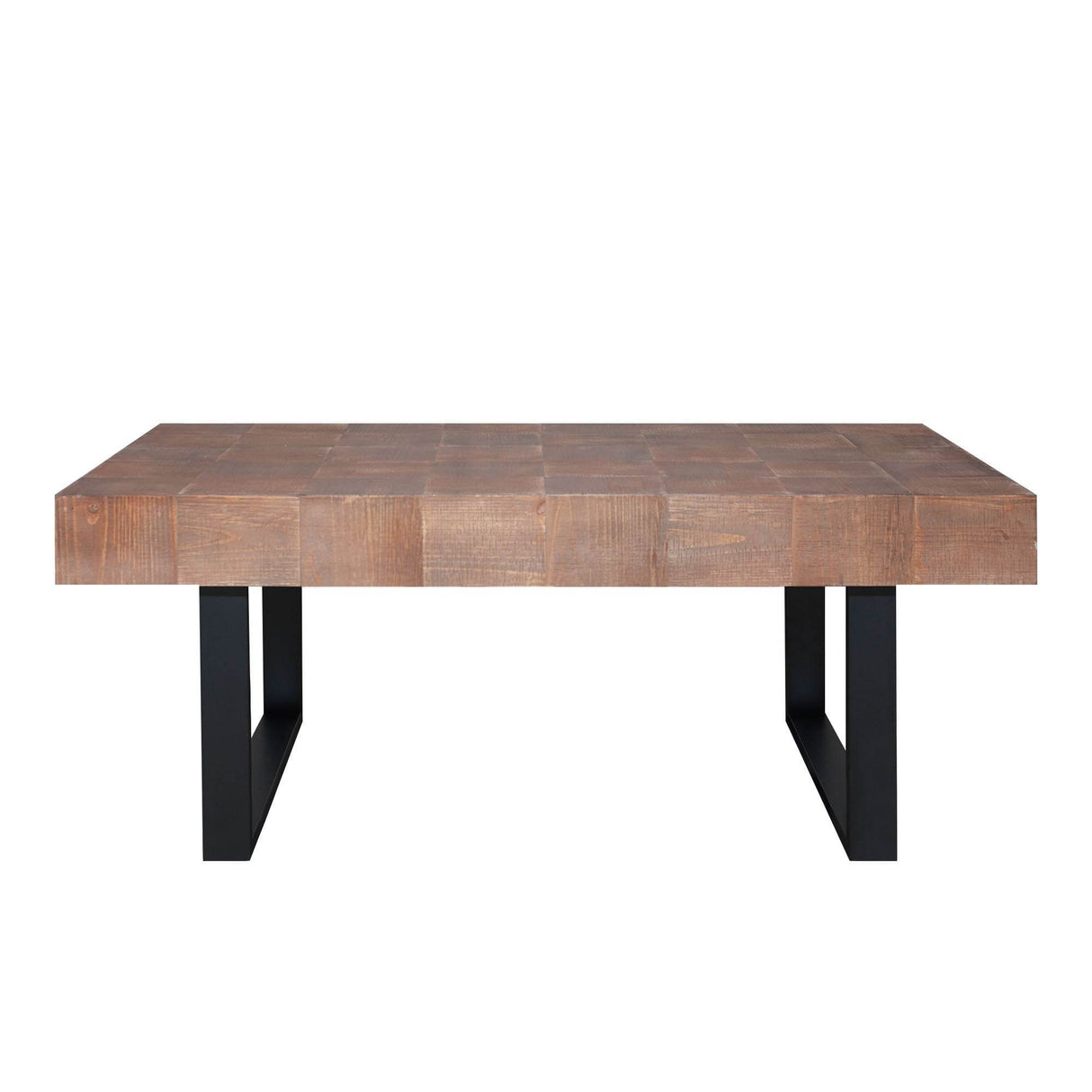 Rustic Industrial Handcrafted Solid Wood Coffee Table - Sleep Galleria