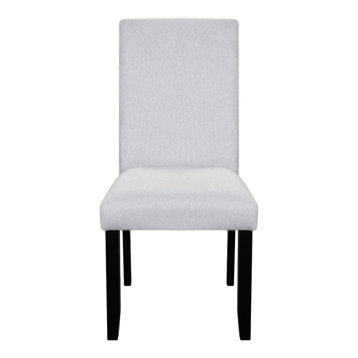 5-Piece Round Solid Wood Dining Table Set With Upholstered Chairs - Omega Lifestyles