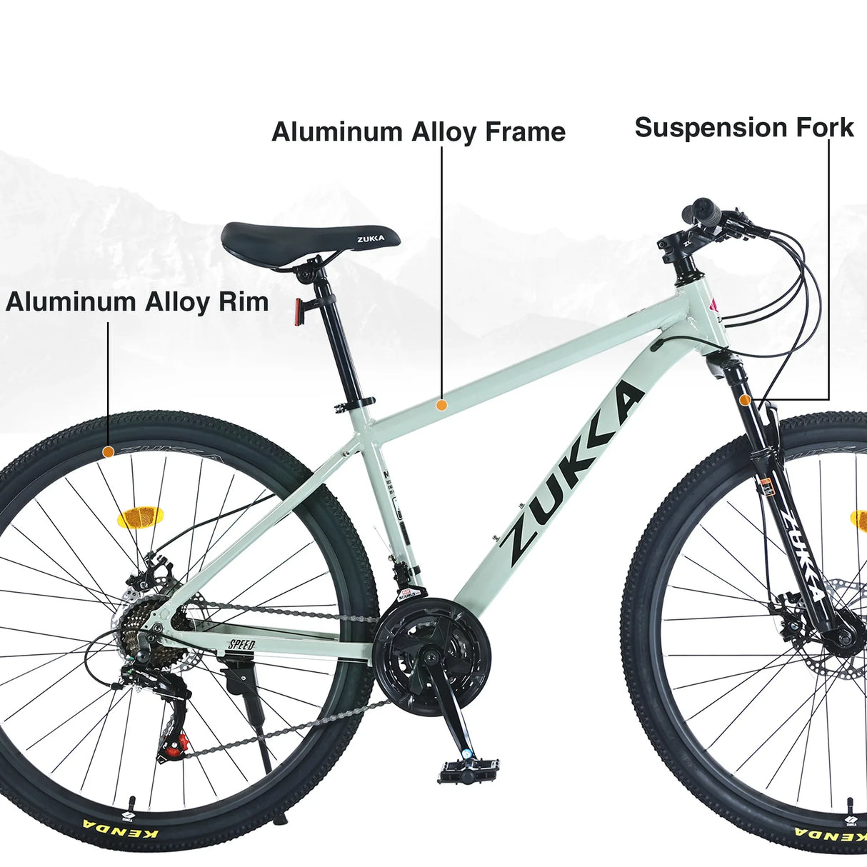 27.5-Inch 21-Speed Aluminum Alloy Mountain Bike - Omega Lifestyles