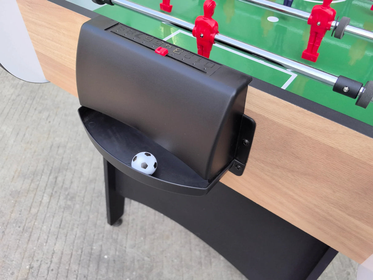4-Foot Wood MDF Steel Foosball Table with Balls - Omega Lifestyles