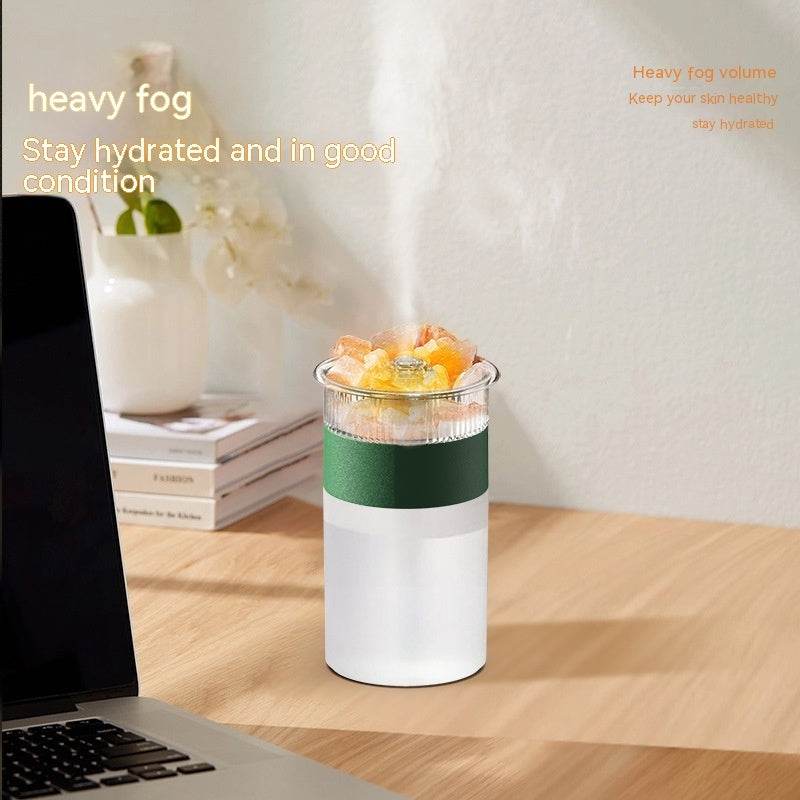 USB Aromatherapy Diffuser with Himalayan Salt Night Light - Sleep Galleria